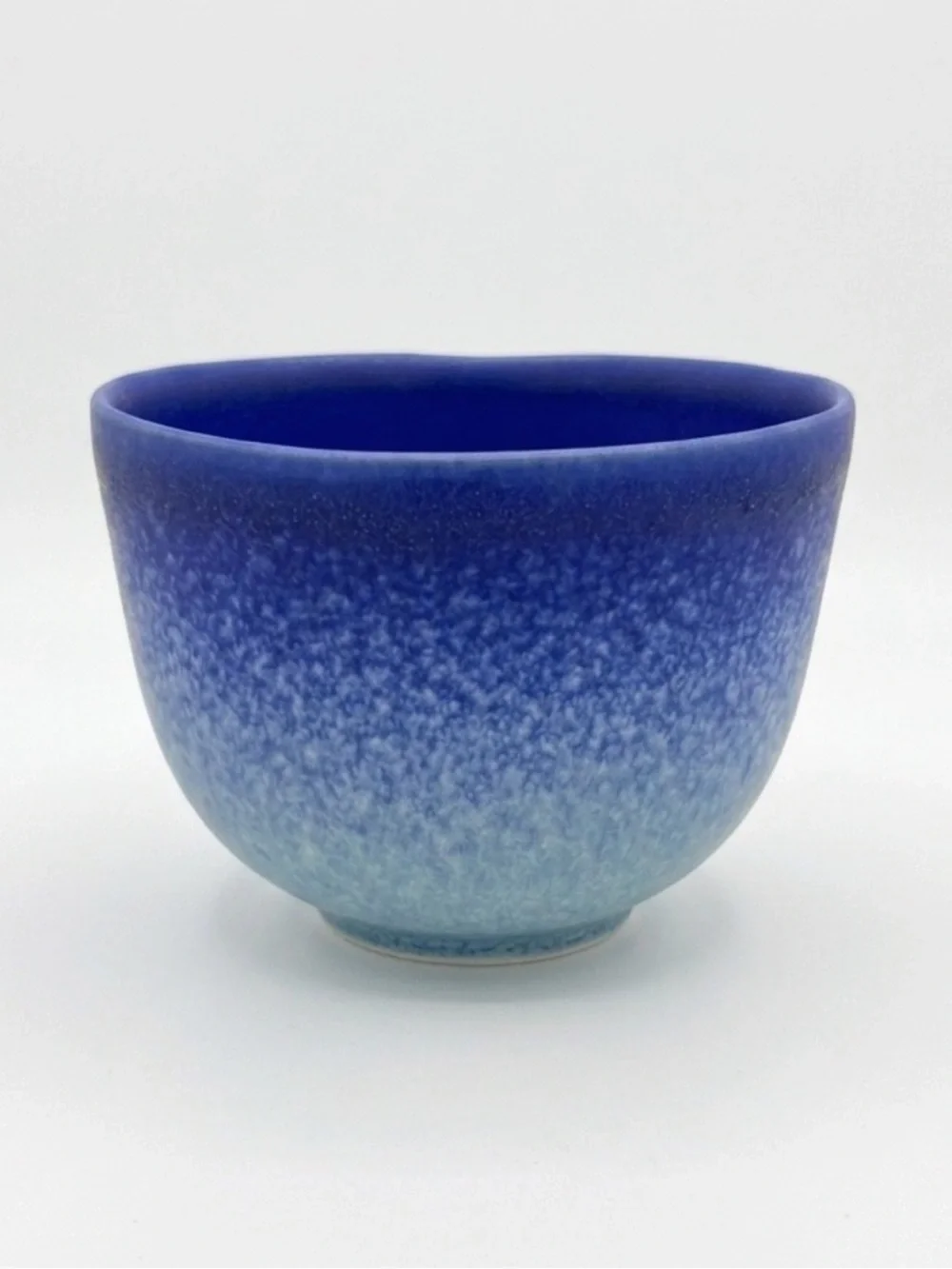 Anthropologie Stoneware Bowl Ombre Blue Dalila Pattern